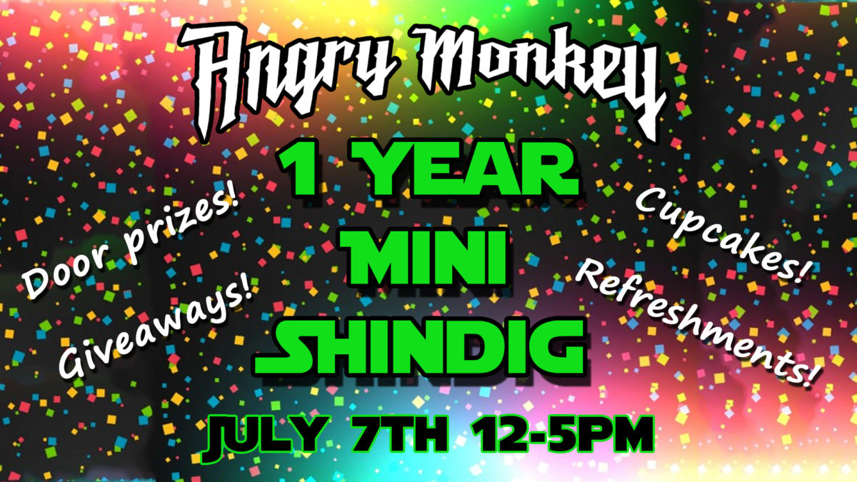 Angry Monkey 1 Year Shindig