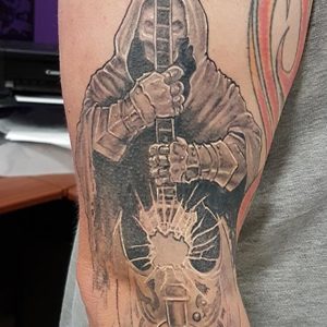 Healed Reaper Tattoo by Andy Christ