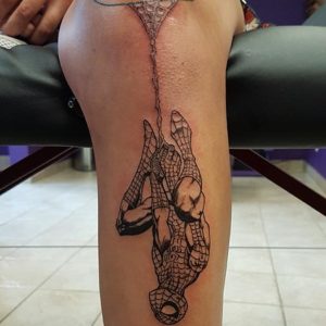 Spiderman Tattoo by Andy Christ