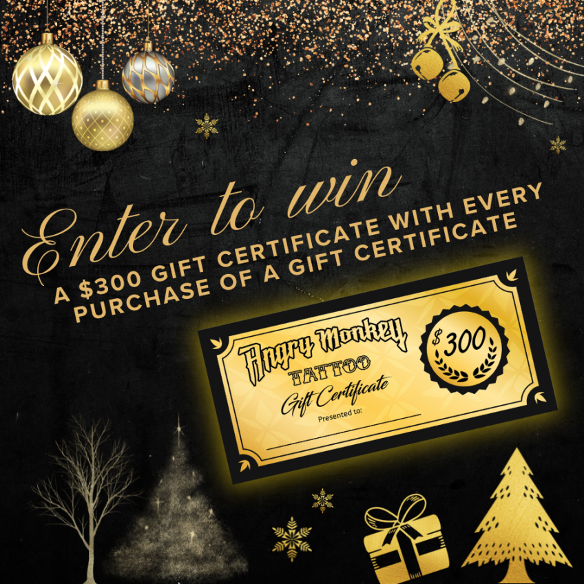 You could win big with every gift certificate purchase this month!
