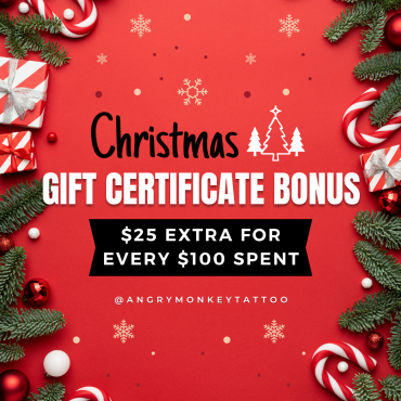 Christmas Gift Certificate Bonus is Back!