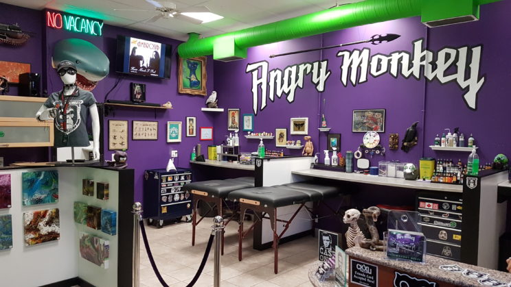 Angry Monkey - Lethbridge Tattoo Shop