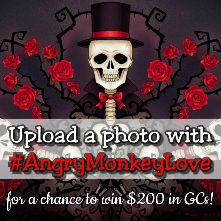 Angry Monkey Tattoo Valentine Contest