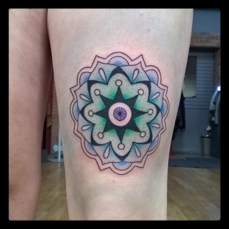Custom Mandala Tattoo By Smash
