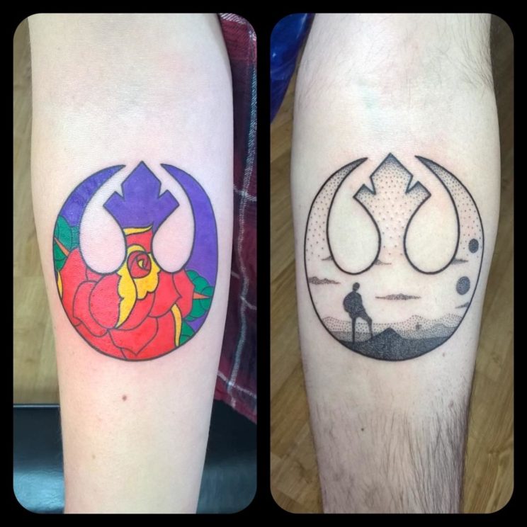 Custom Star Wars Tattoos by Smash