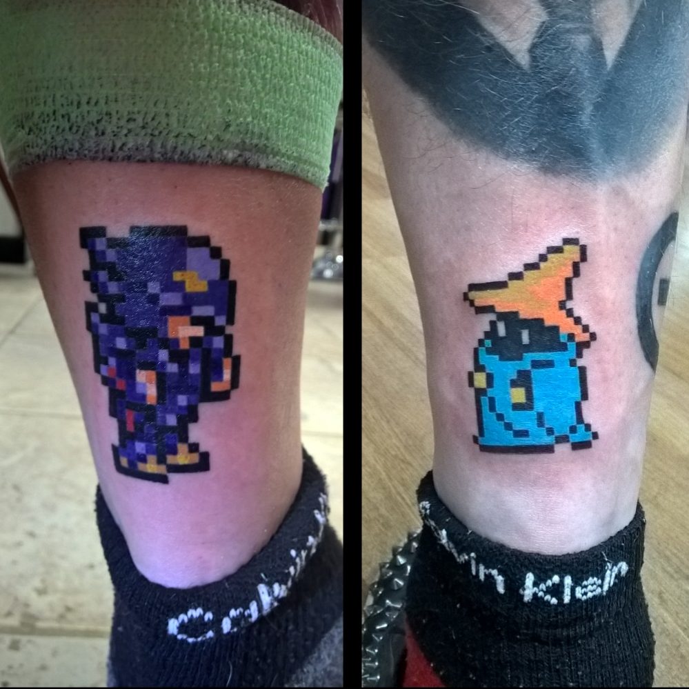 Pixel art Totoro tattoo on the right bicep  Tattoos Unique forearm tattoos  Cool arm tattoos
