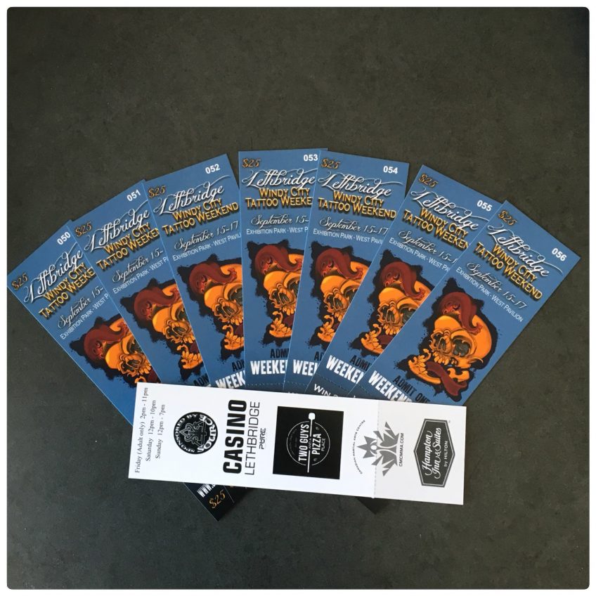 Advance Weekend Passes to the Lethbridge Tattoo Convention now available!